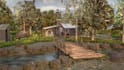 create realistic unreal engine environment, lighting, landscape and vegetation