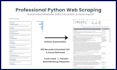 python web scraping, python data extraction, python analysis on jupyter notebook