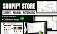 setup shopify smart collections, collection SEO, navigation and product filters