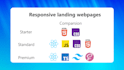 build a responsive landing page