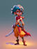 draw 2d game character or 2d game character