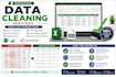 clean excel data, remove duplicates, and split columns