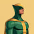 create superhero cartoon character
