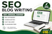 write SEO blog posts in hindi and simple english