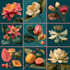 paint watercolor flowers and botanical illustrations