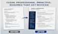 write a professional resume and cover letter