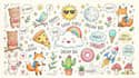 draw cute doodles illustrations
