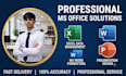 do  ms office , pdf to excel data entry ,copy paste,data scraping,email leads
