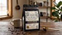 do modern premium coffee packaging label design