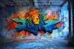 create custom graffiti art designs murals and wall arts