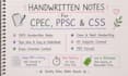 provide handwritten cpec and ppsc notes in PDF