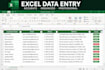 do fast data entry, excel, PDF to word and web research