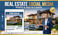 design real estate social media posts in canva