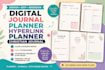 design edit redesign digital journal planner,hyperlink planner,christian journal