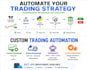 build custom python trading bot, pine script and automation