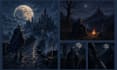create a dark fantasy art