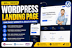 create wordpress landing page design and sales funnel