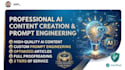 create ai content creation and prompt engineering scripts