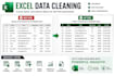 clean excel data split,merge files and remove duplicates
