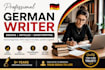 write high quality german ebook, article or ghostwriting content