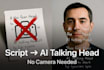 create ai spokesperson talking head avatar videos