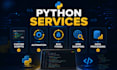 write python scripts, automate tasks, and fix python bugs