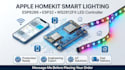 create apple homekit esp8266 ws2812fx led controller and smart lighting