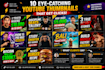 make you a youtube thumbnail boost CTR product thumbnail horror gaming thumbnail