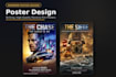 create a professional movie poster