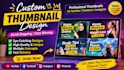 design eye catching youtube thumbnails that boost CTR