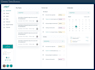 design a modern saas dashboard UI UX in figma
