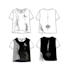 design premium fashion flat sketch and apparel tech pack