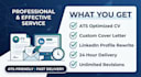 write ats optimized CV resume and cover letter for job seekers
