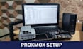 setup proxmox server, and fix any kind of issue