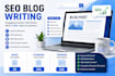 write SEO blog posts using ai and human editing
