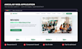 build a modern angular web app with a responsive UI