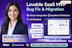 build lovable bug fix responsive design stripe supabase api dashboard migration