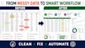 clean and automate excel or google sheets