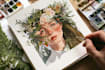 create hand painted watercolor illustrations