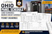 design ohio panel schedule load schedule branch circuit schedule permit drawings