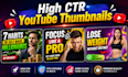 design social media posts and youtube thumbnails