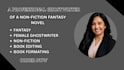 ghostwrite and proofread non fiction fantacy novel