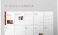 design hyperlinked digital planner, goodnotes daily monthly planner and journal