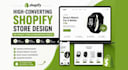 design a highconverting shopify store one product store, or dropshipping website