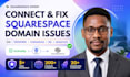 fix squarespace domain connection errors, dns issues, broken email mx records