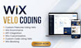 develop custom wix velo code, wix API integration, wix website databases