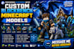 create custom blockbench minecraft 3d models, mobs, items and game assets