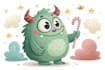 draw cartoon character monster