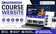 course website design, lms, payments and membership setup