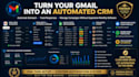 turn gmail drafts into an automated outreach machine